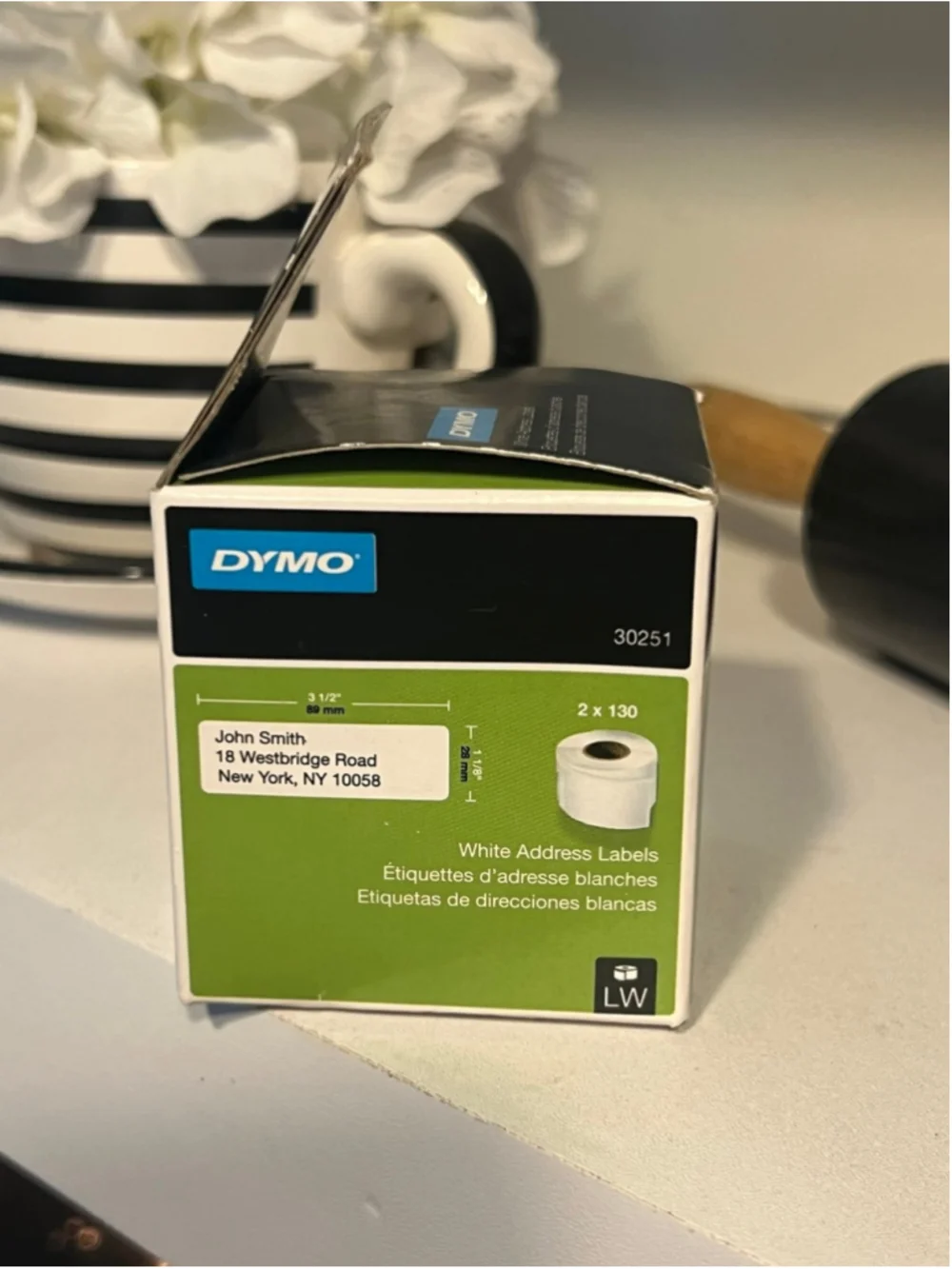 New DYMO LabelWriter White Address Labels 3 Boxes